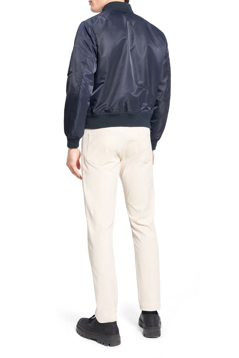 Flight Bomber Jacket, Alternate, color, BALTIC