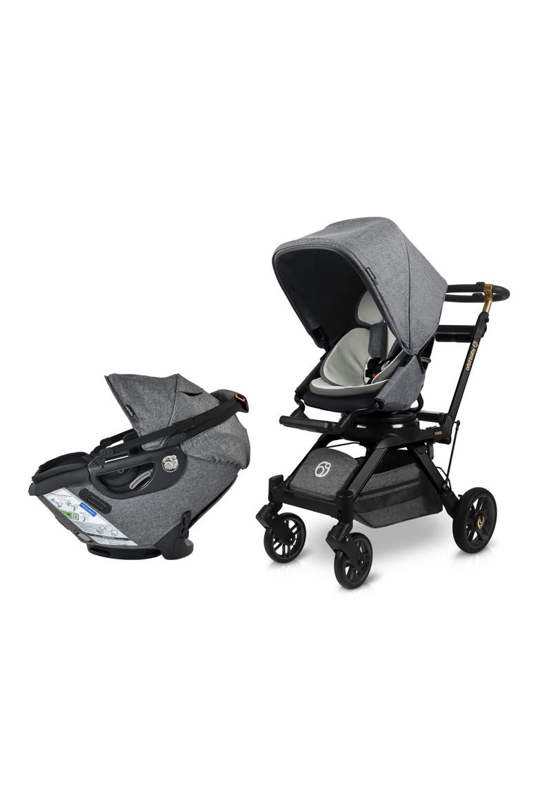 Stroll & Ride G5 Car Seat & Stroller Travel System, Main, color, GREY/ BLACK LUXE