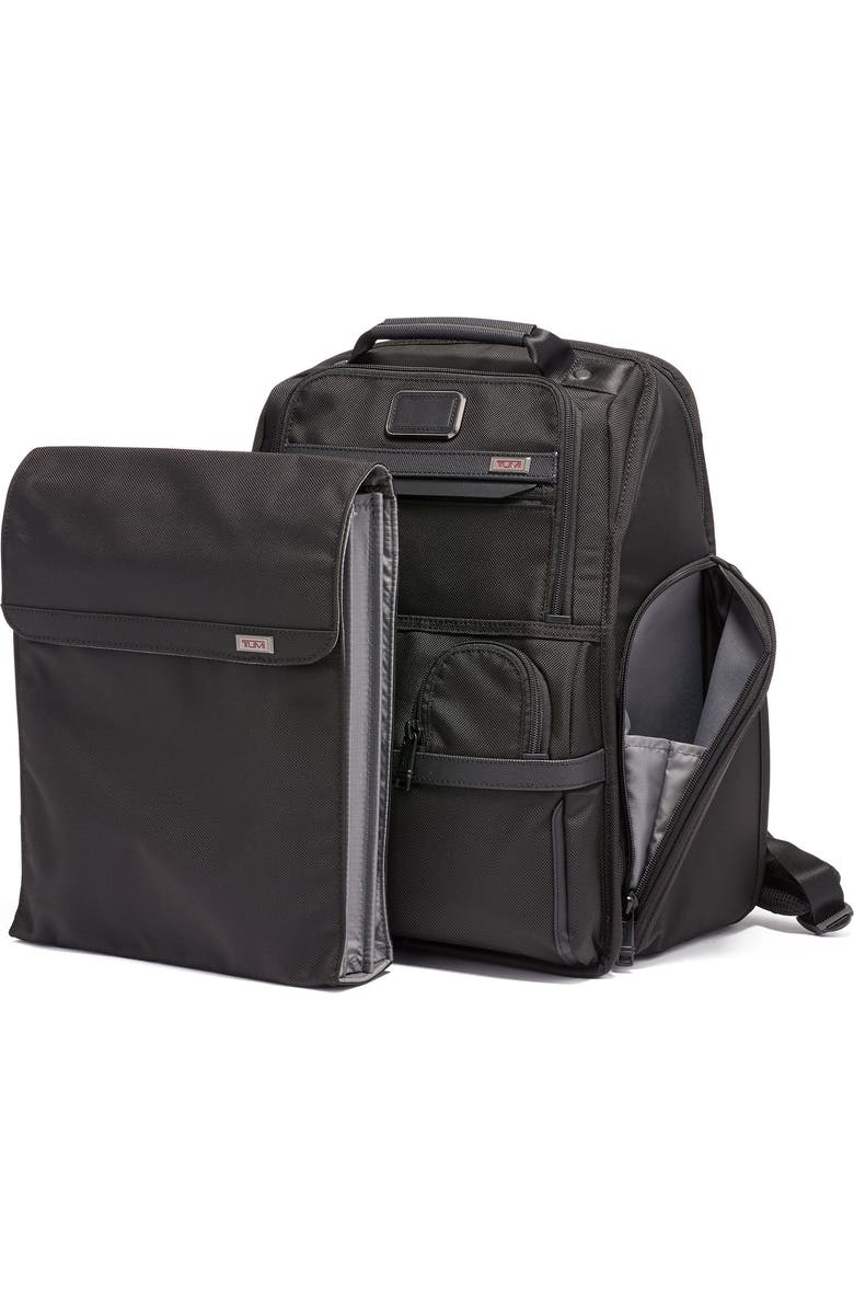 TUMI Alpha 3 Compact Laptop Brief Pack, Alternate, color, Black