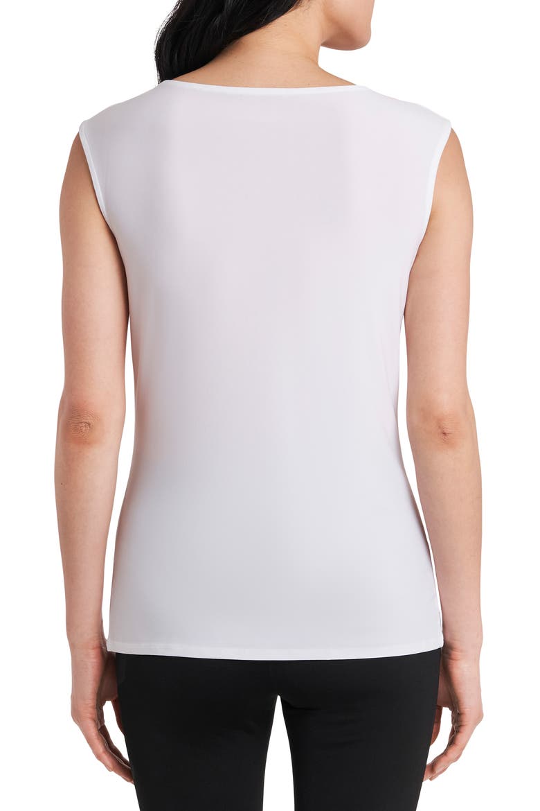 Cowl Neck Sleeveless Top, Alternate, color, ULTRA WHITE