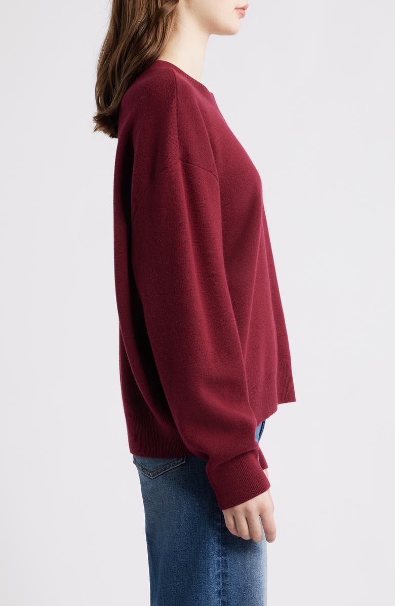 Mavi Jeans Crewneck Sweater, Alternate, color, Windsor Wine