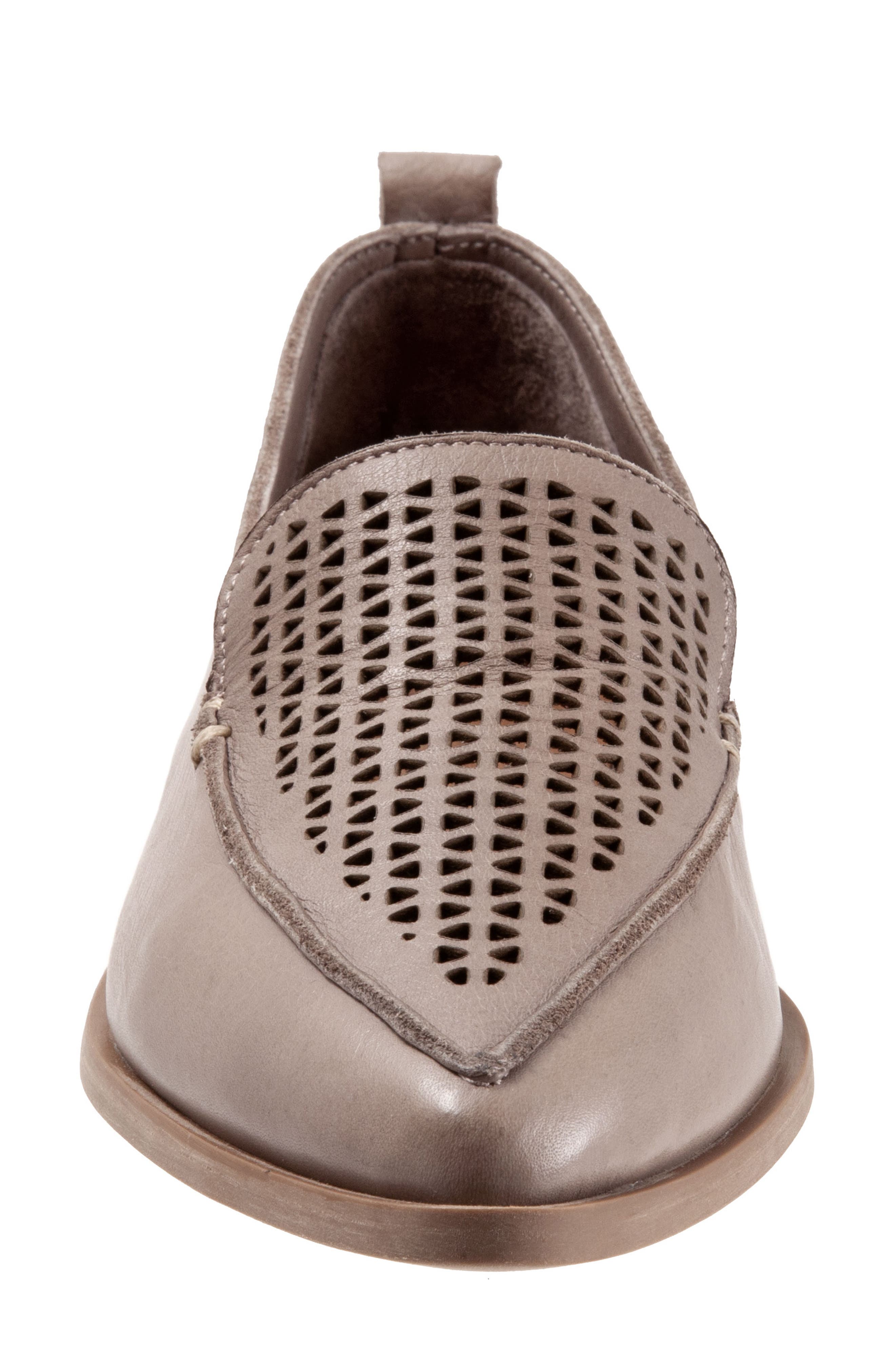 Blazey Pointed Toe Flat, Alternate, color, GREY