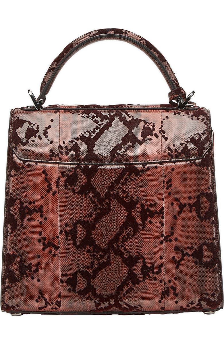 FERRAGAMO Salvatore Ferragamo Boxyz Genuine Snakeskin Satchel, Alternate, color,