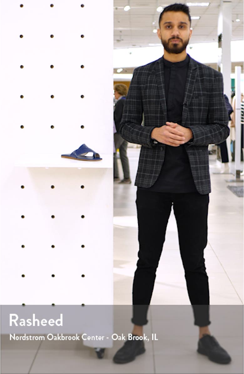 Asymmetrical Toe Loop Slide Sandal, sales video thumbnail