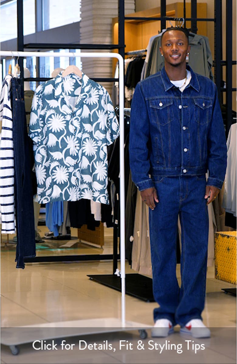 Resort Riviera Floral Linen Camp Shirt, sales video thumbnail