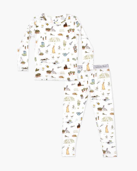 Kids' Bunny Garden Set of 2 Piece Pajamas