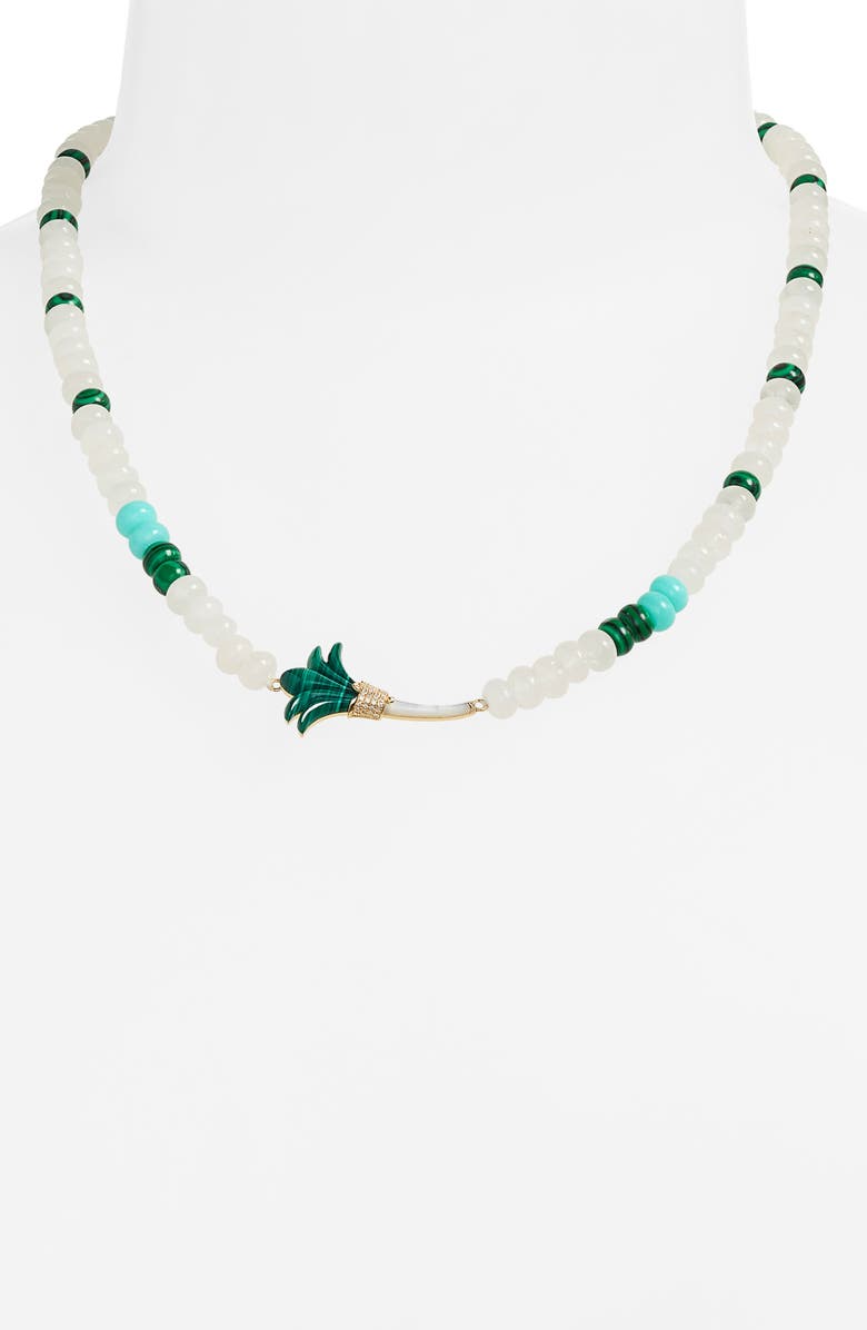 L'Atelier Nawbar Psychadeliah Beaded Necklace, Alternate, color, 