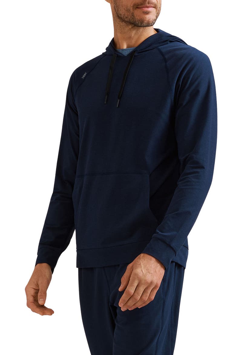 Atmosphere Midweight Hoodie, Alternate, color, NAVY