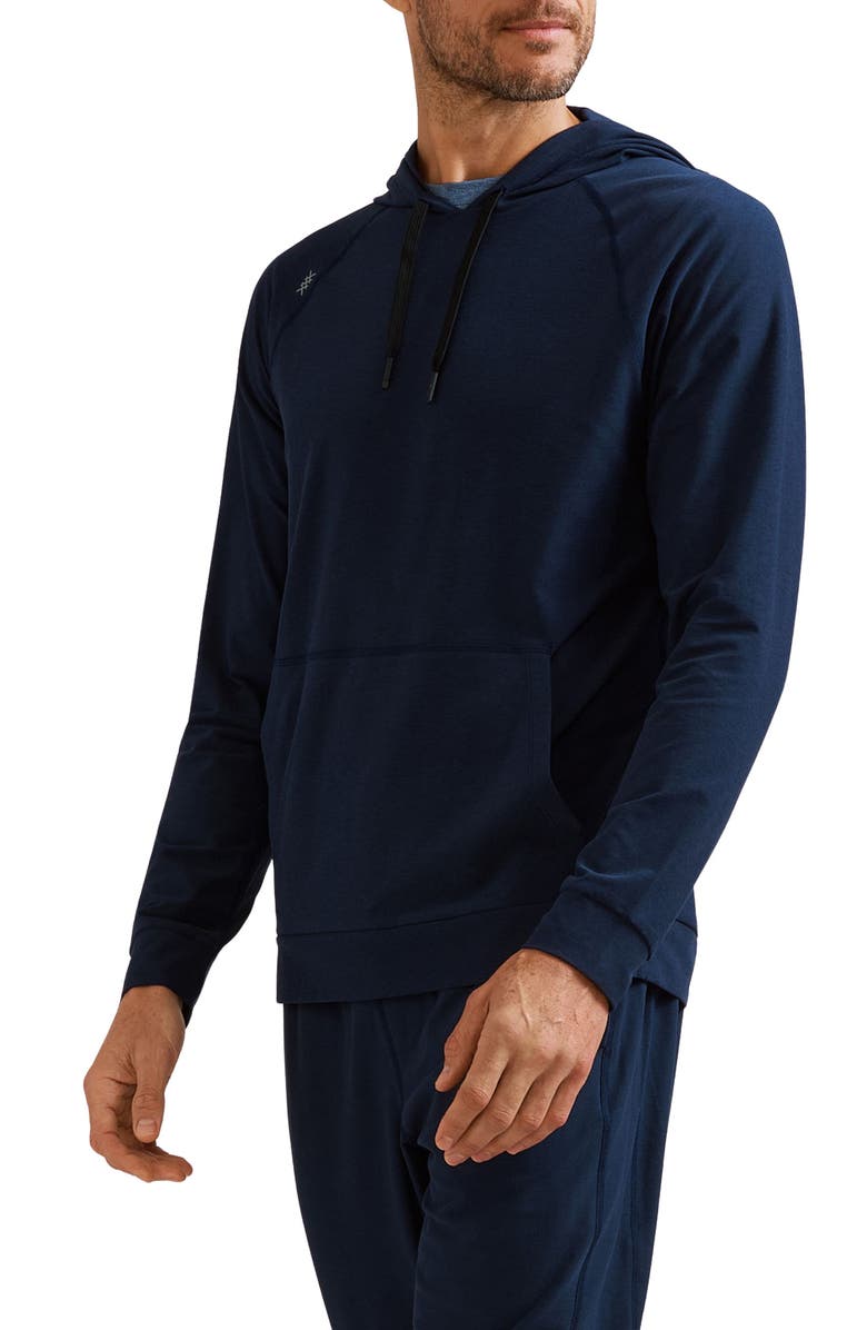 Rhone Atmosphere Midweight Hoodie, Alternate, color, Navy