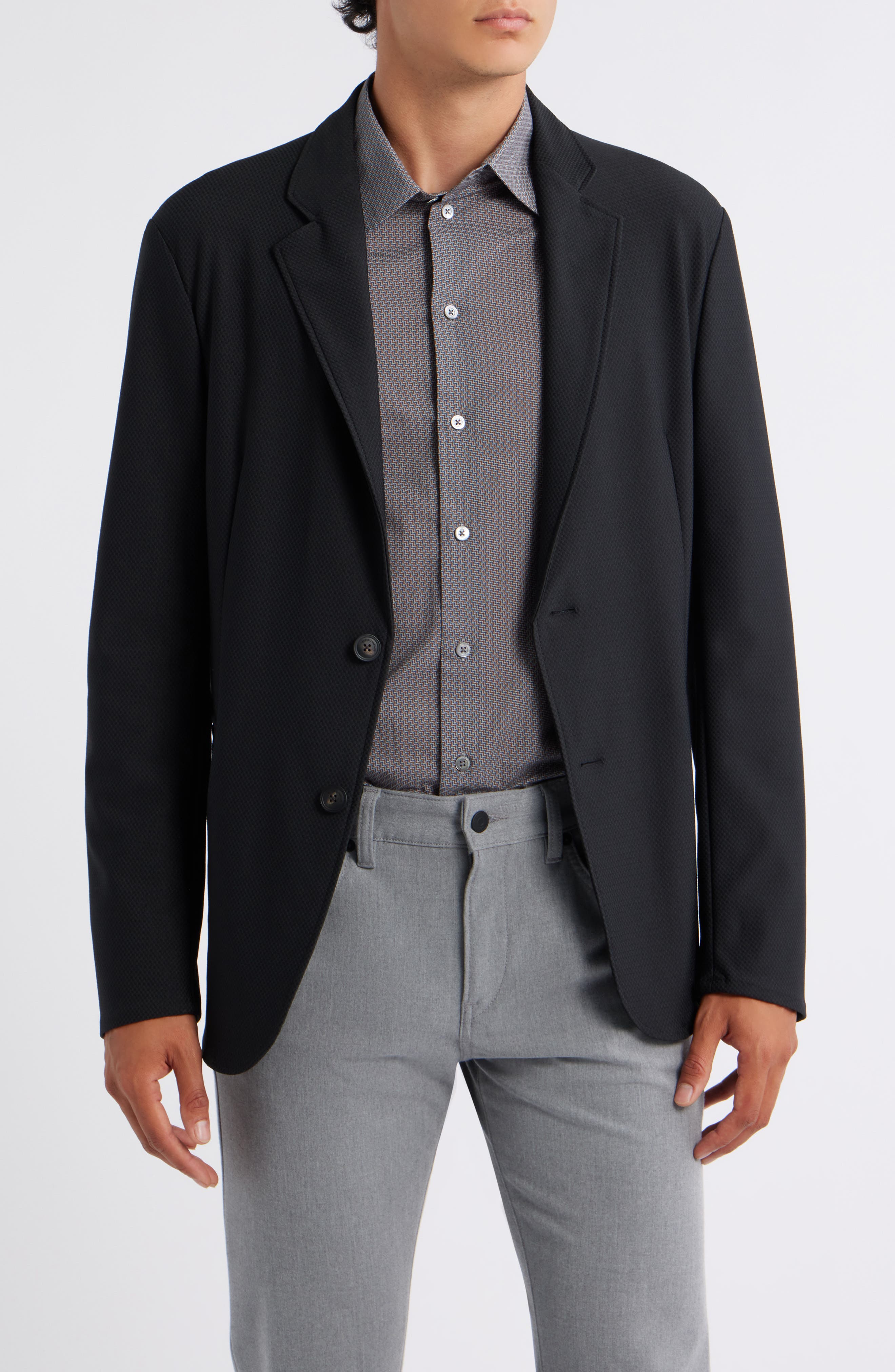 Emporio Armani Rice Stitch Sport Coat