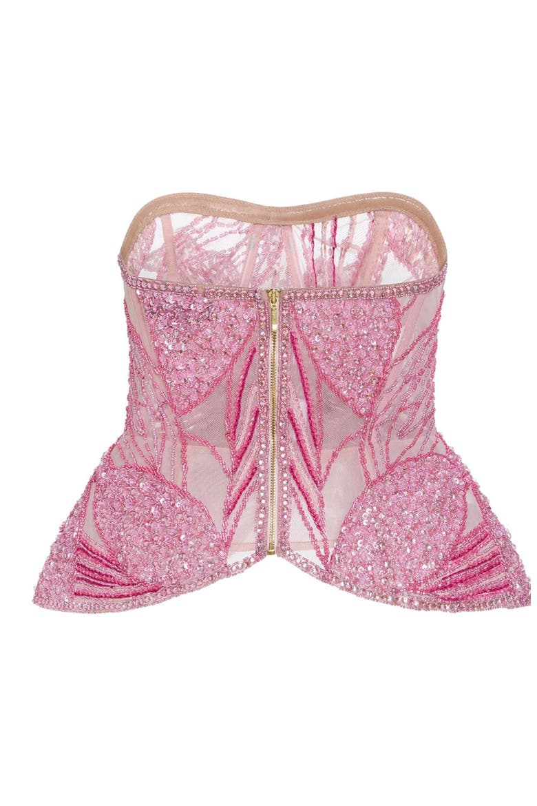 Amelia Embroidery Top, Alternate, color, PINK