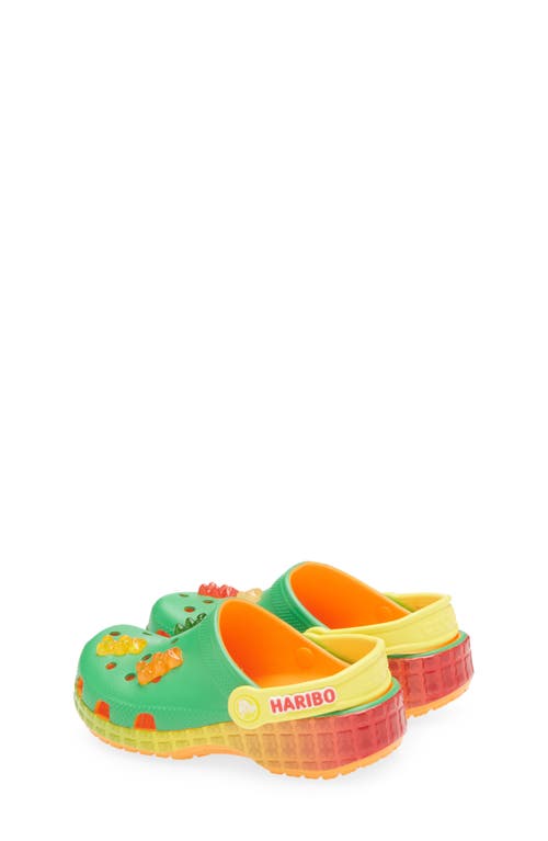 Crocs X Haribo Kids' Classic Clog In Green Multi