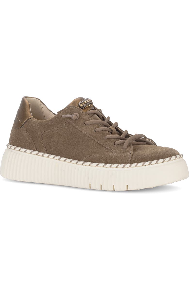Gabor Platform Sneaker, Main, color, Natural
