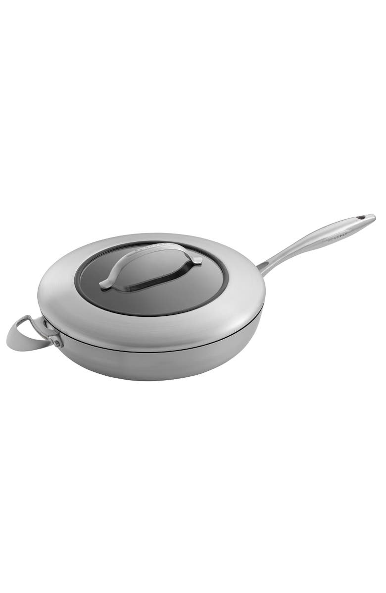 Scanpan CTX 12.75 Inch Nonstick Saute Pan with Lid, Stainless Steel, Main, color, Silver