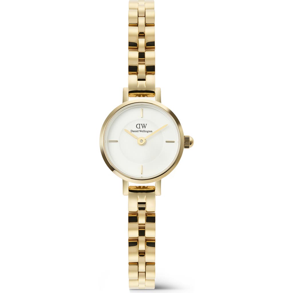 Daniel Wellington Petite Mini Bracelet Watch, 19mm In Gold