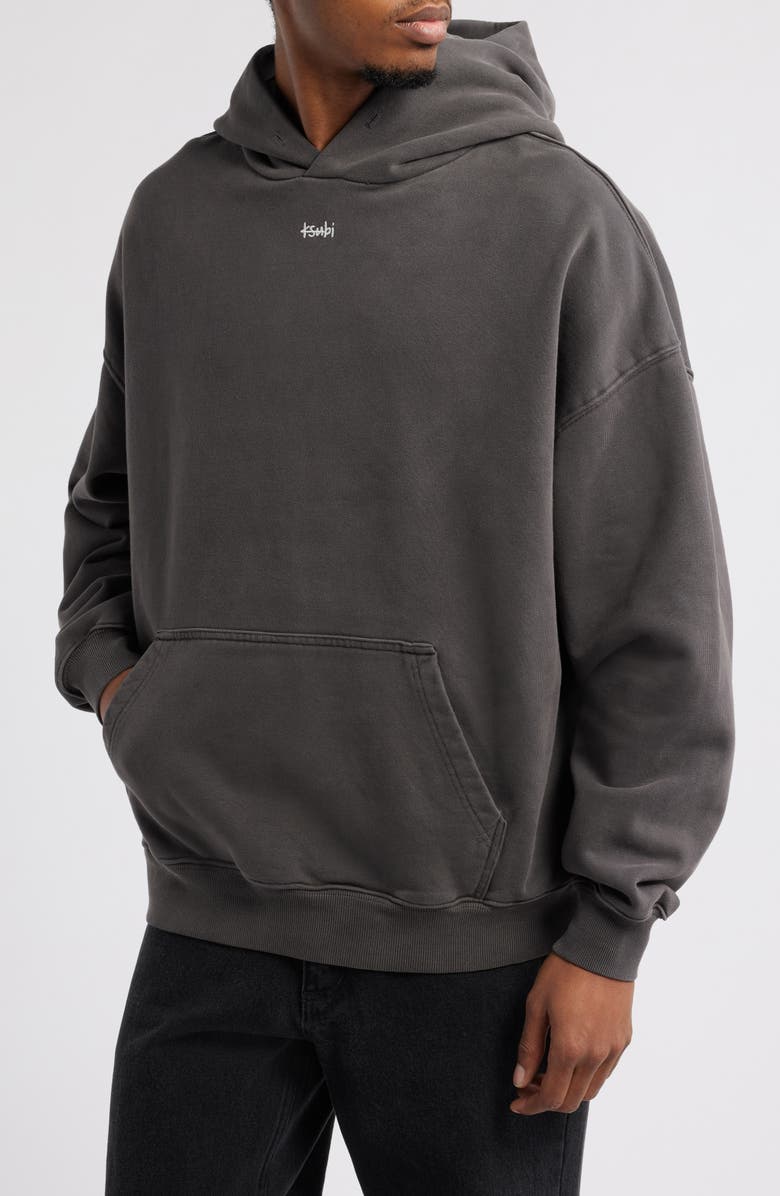 Ksubi Eagle Ekcess Cotton Graphic Hoodie, Main, color, 