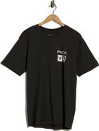 RVCA Glitch Cotton Graphic T-Shirt