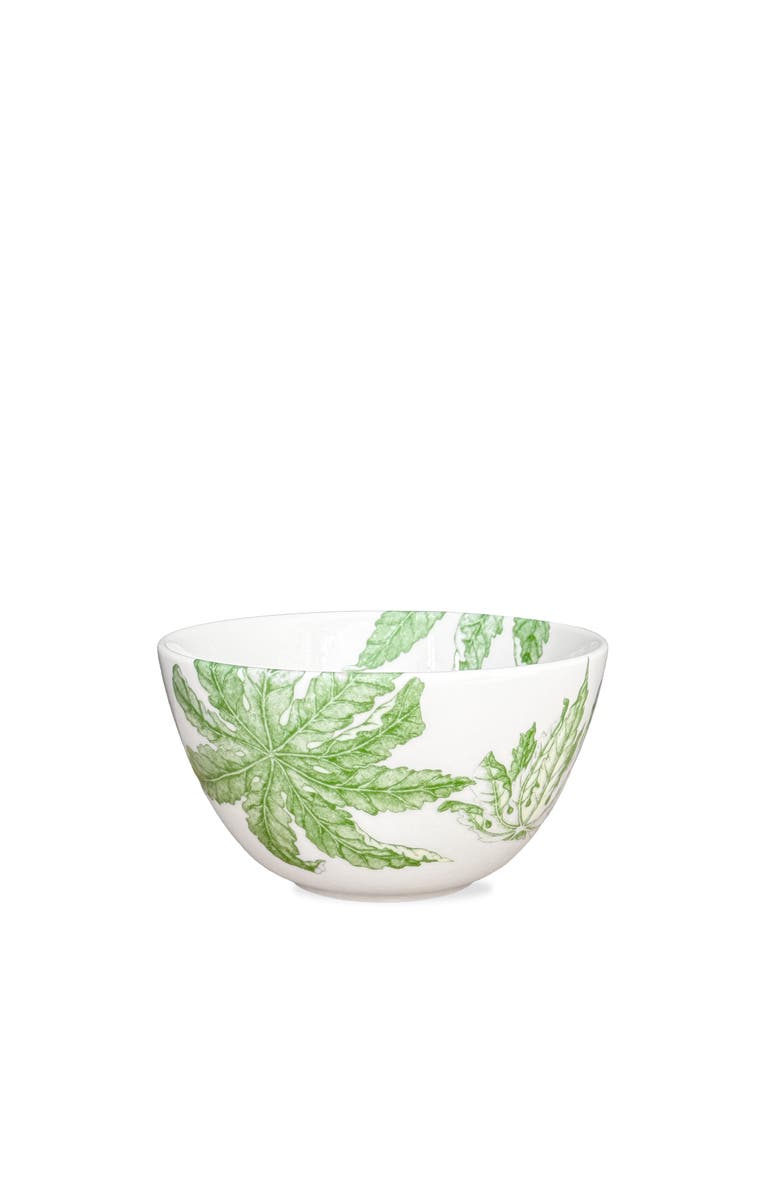 Caskata Freya Cereal Bowl - Porcelain - Set 4, Main, color, Green