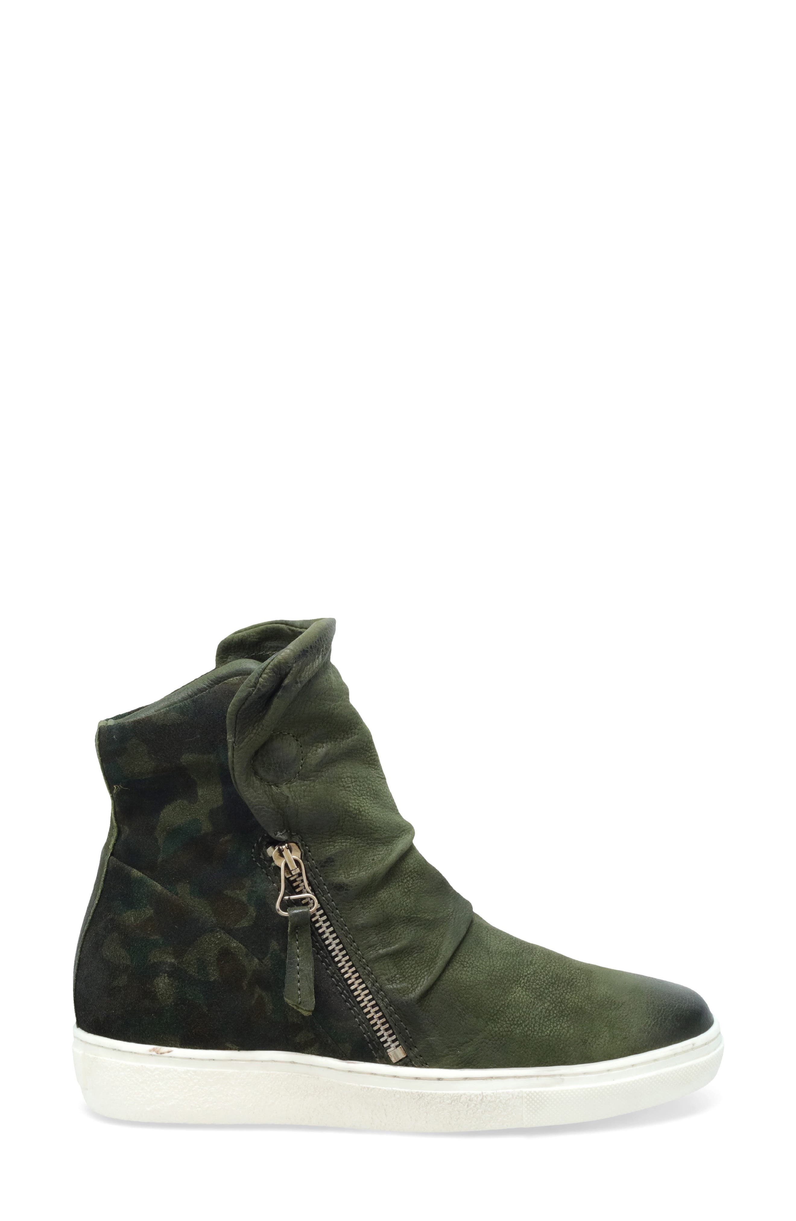 Lavinia Sneaker Boot, Alternate, color, FOREST LEATHER