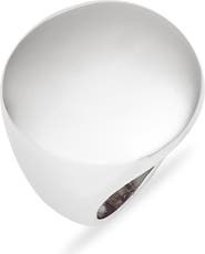 Open Edit Polished Medallion Ring