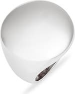 Open Edit Polished Medallion Ring