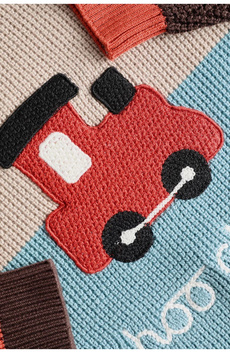 NEXT Kids' Train Appliqué Cotton Sweater, Alternate, color, 