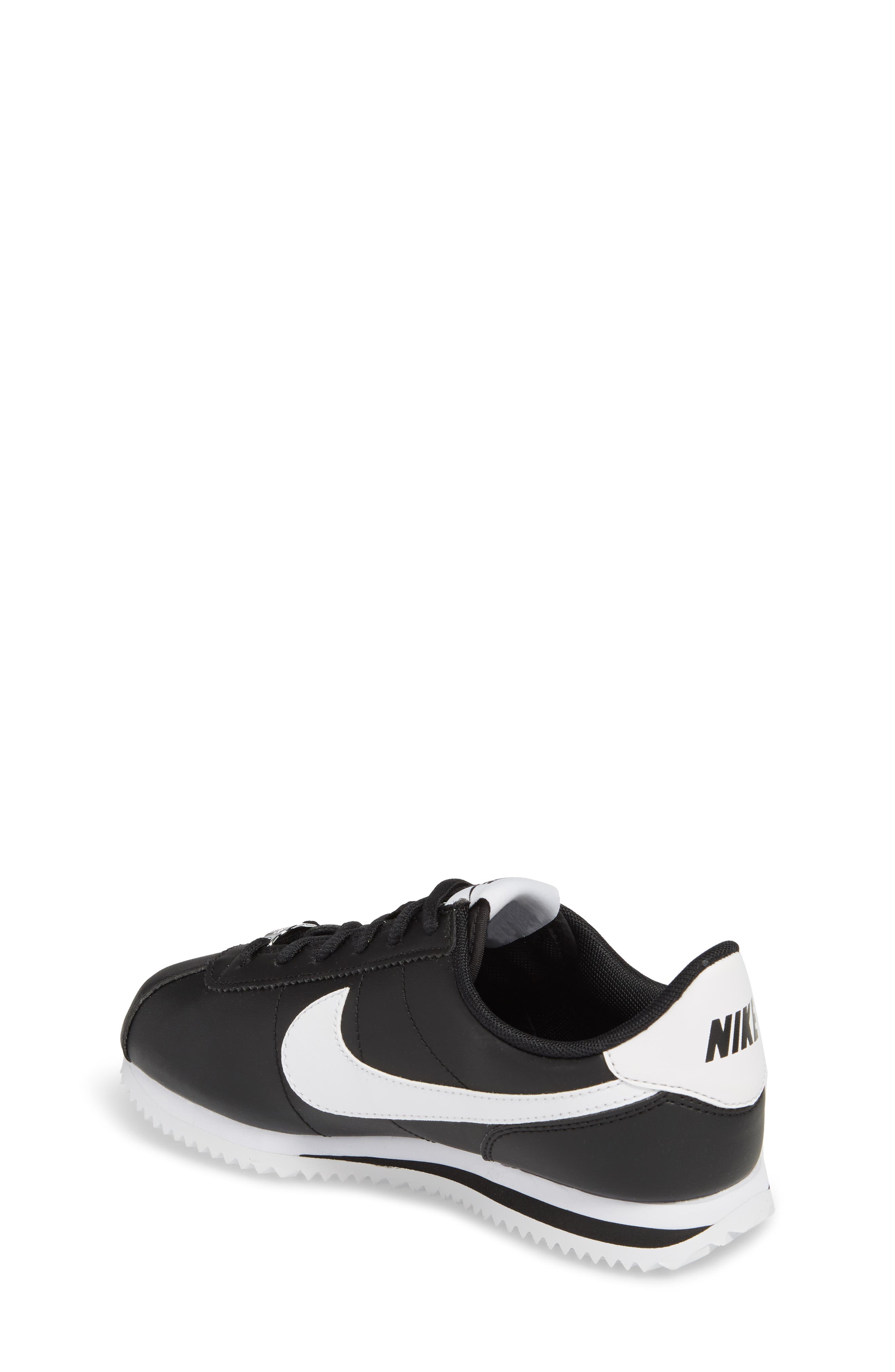 Kids' Cortez Basic SL Sneaker, Alternate, color, BLACK/ WHITE