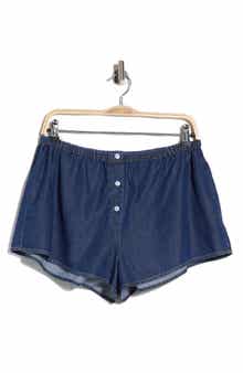 Good American Denim Boxer Shorts