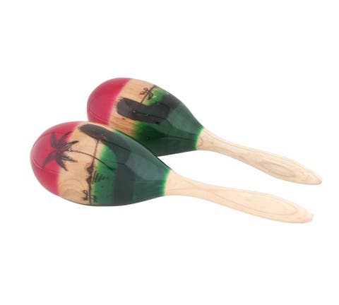 Medium Wood Maracas Musical Instrument Toy