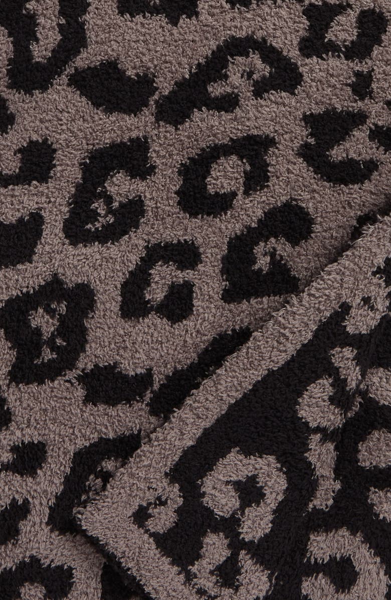 Barefoot Dreams<sup>®</sup> In the Wild Throw Blanket, Alternate, color, Charcoal-Black