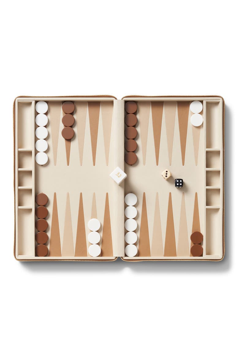 Enzo Travel Backgammon, Alternate, color, FAWN