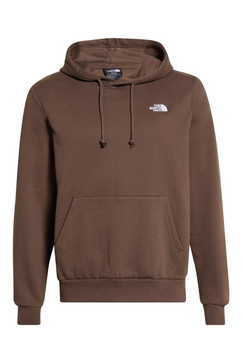 Men's Evolution Simple Dome Regular Hoodie, Alternate, color, SMOKEY BROWN