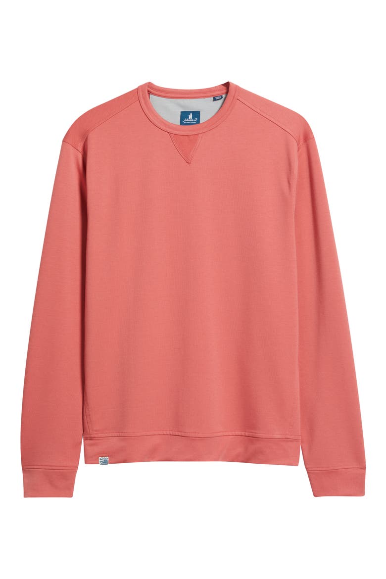 Willard Crewneck Sweatshirt, Alternate, color, CHERRY PIE