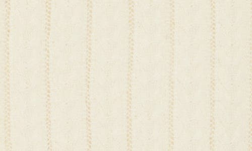 Rag & Bone Christina Funnel Neck Sleeveless Wool Blend Pointelle Sweater In Ivory