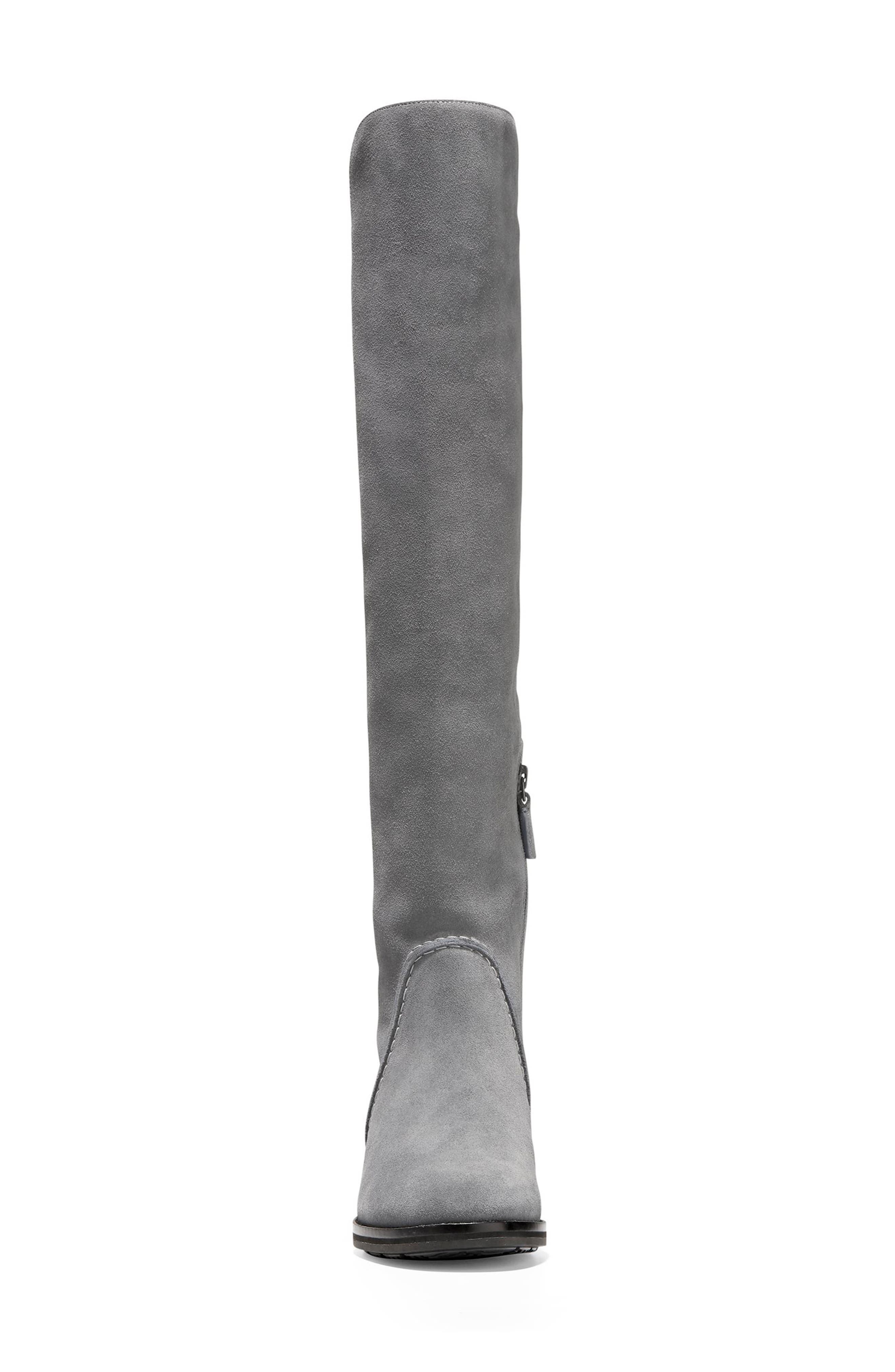 Calgary Water Resistant Over the Knee Boot, Alternate, color, MAGNET SUEDE