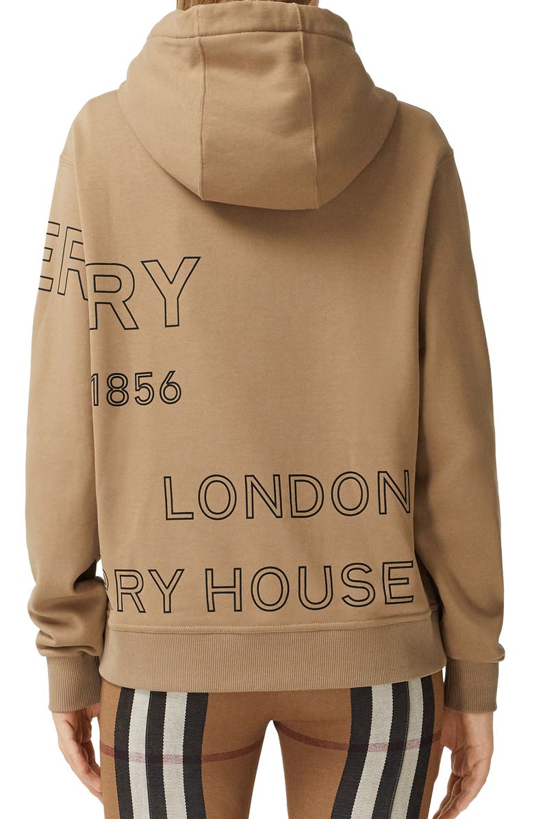 Burberry Poulter Horseferry Print Cotton Hoodie, Alternate, color, 
