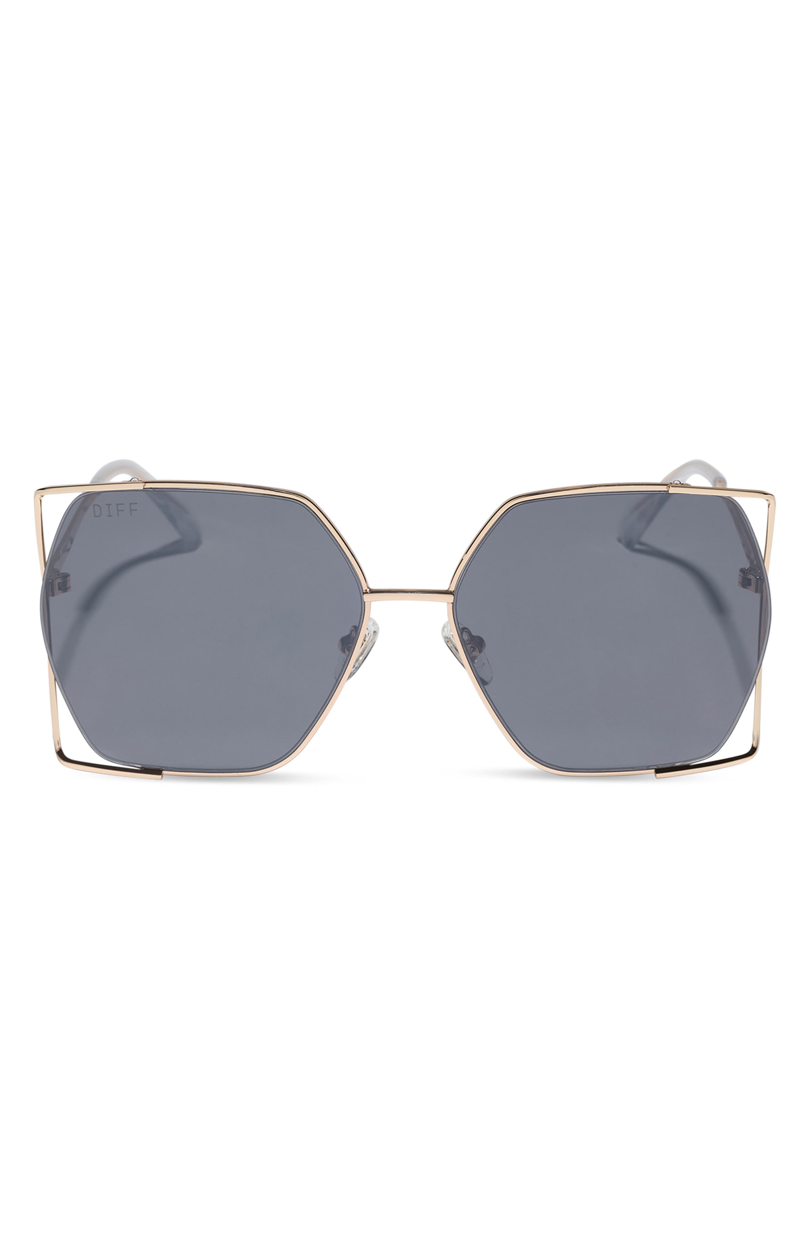 DIFF 61mm Dawn Geometric Sunglasses