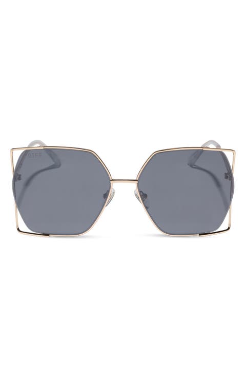 61mm Dawn Geometric Sunglasses