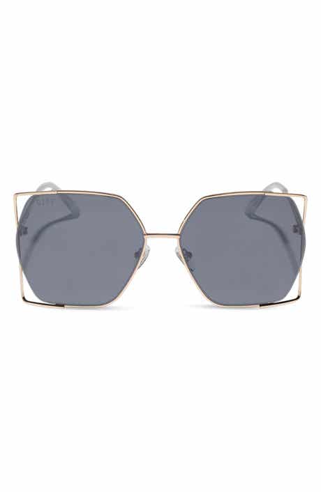 DIFF 61mm Dawn Geometric Sunglasses