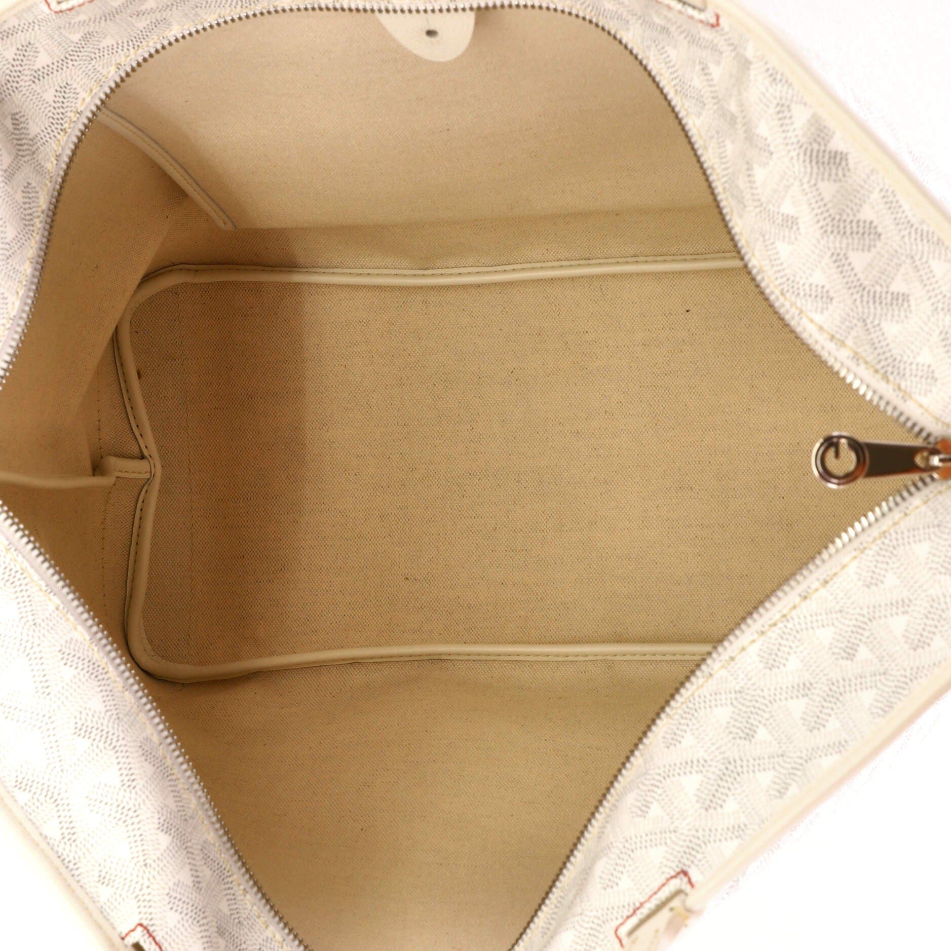 Artois Tote Coated Canvas MM, Alternate, color, White