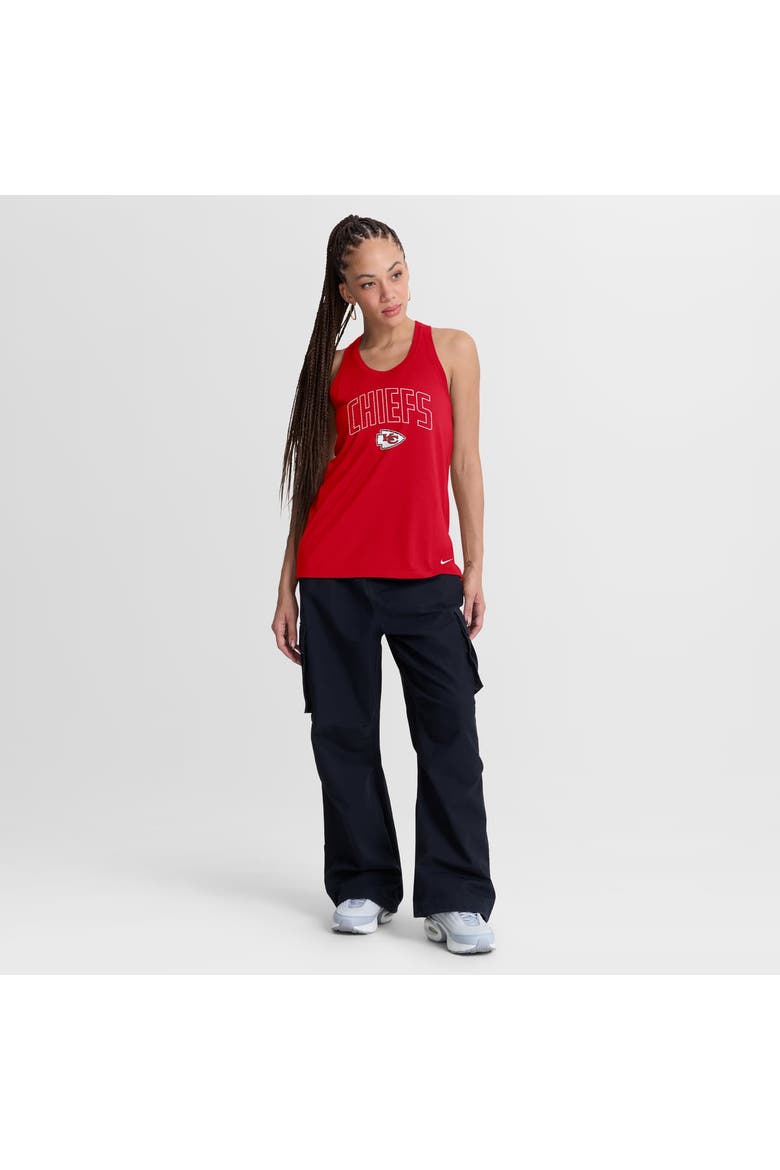 Women's Nike Red Kansas City Chiefs Primetime Tri-Blend Dri-FIT Tank Top, Alternate, color, Red