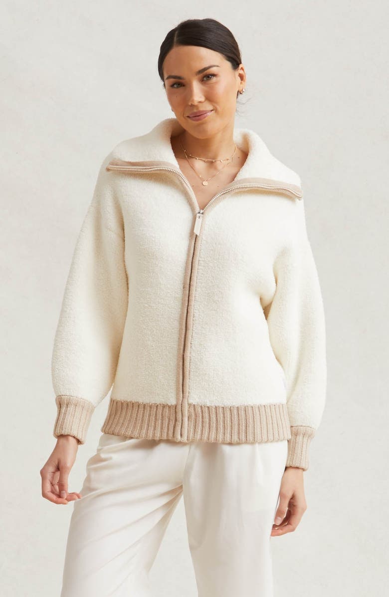 Kashwere Apparel Cozy Full Zip Jacket, Alternate, color,