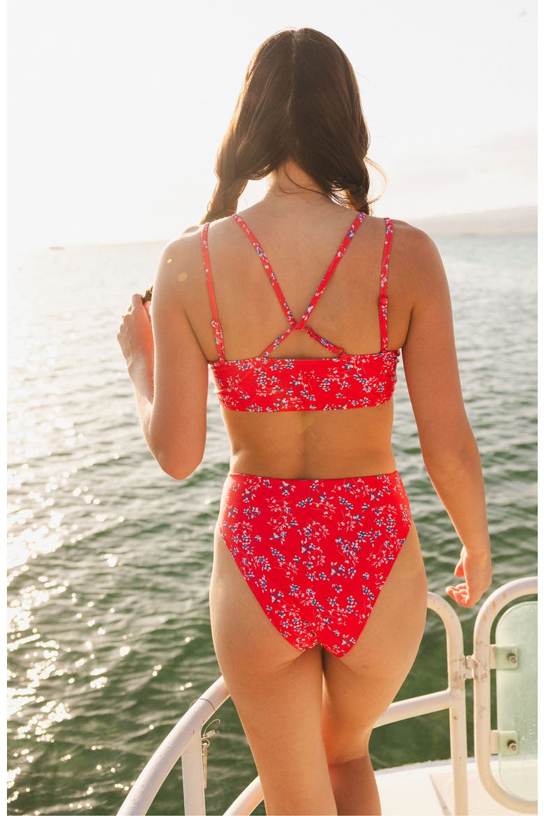 Underwire Bralette, Alternate, color, Cardinal