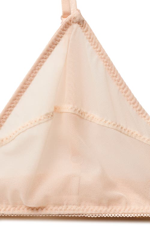 Shop Mango Semisheer Wireless Triangle Bra
