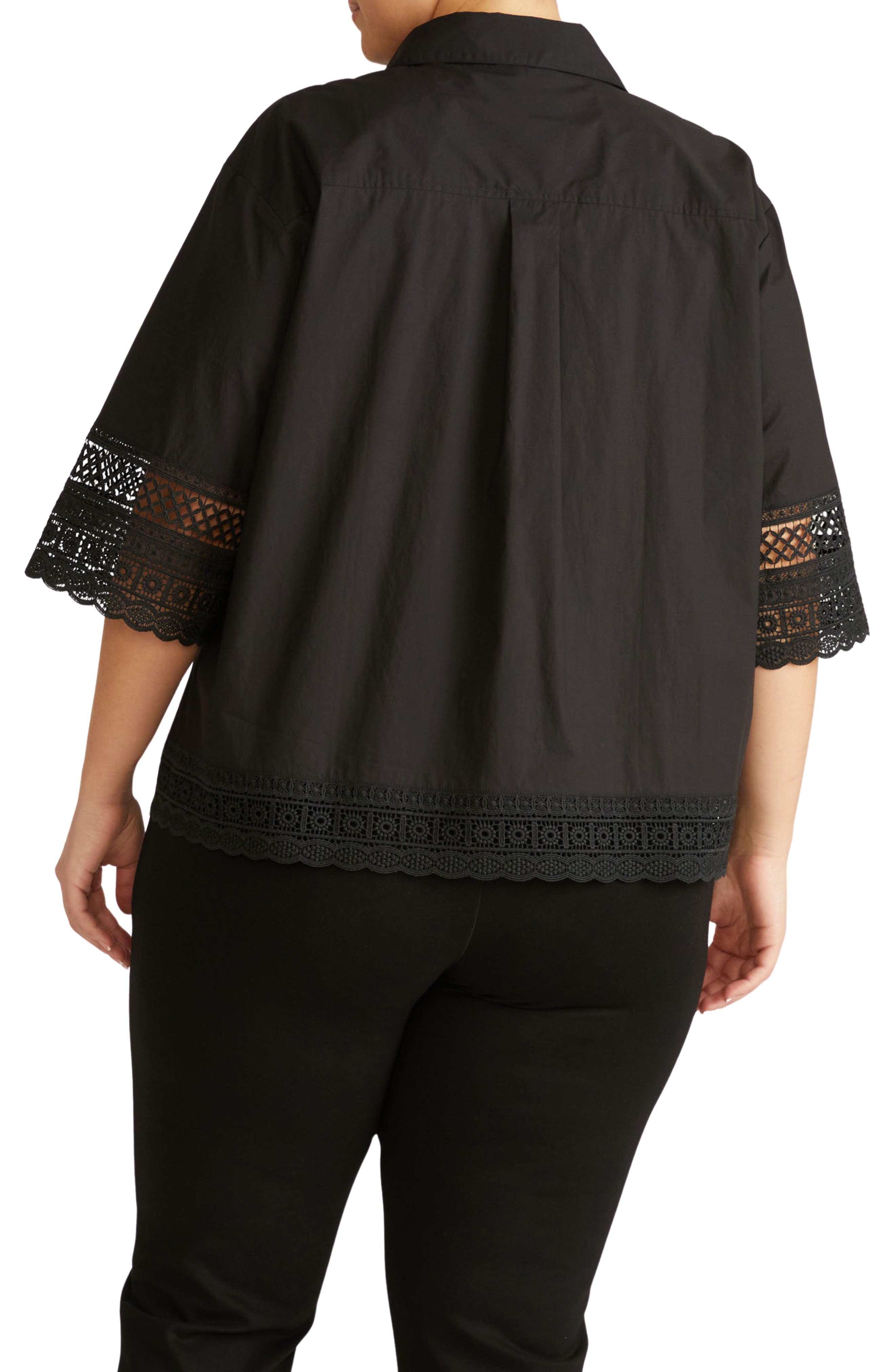 Dora Poplin Button-Up Top - image 2