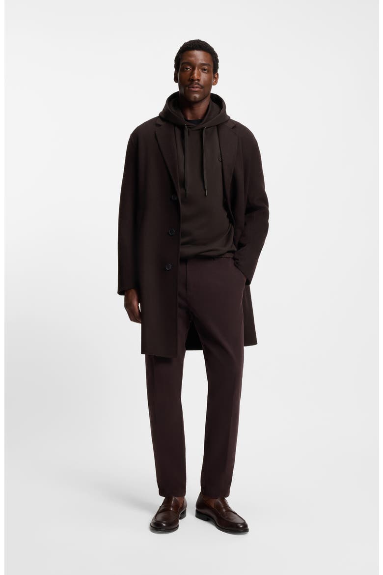 Stevens Cotton Pullover Hoodie, Alternate, color, DARK BROWN