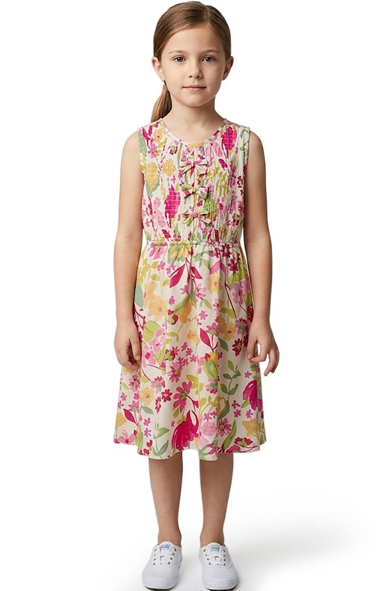 Hayden Girls Kids' Floral Print Sleeveless Dress, Main, color, 