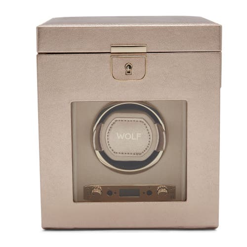 Wolf Palermo Single Watch Winder In Rose Gold