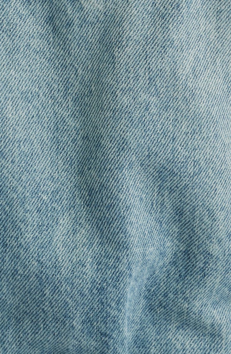 BOSS Orange Long Sleeve Belted Denim Shirtdress, Alternate, color, Dk Bu