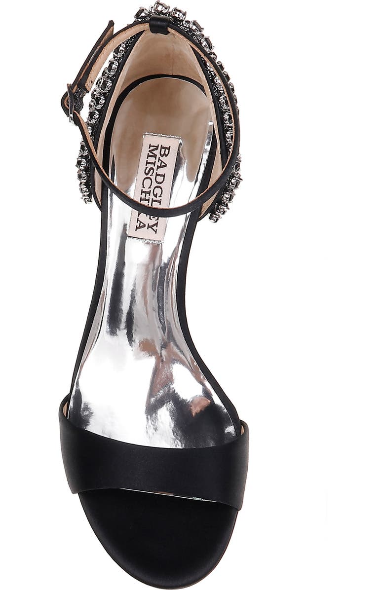 Badgley Mischka Collection Badgley Mischka Adora Embellished Kitten Heel Sandal, Alternate, color,